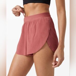 Lululemon Find Your Pace Short 3" *Lined Cherry Tint